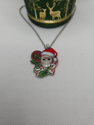 Christmas Jason Voorhees Necklace