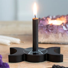 Load image into Gallery viewer, Triple Moon Spell Candle Holder
